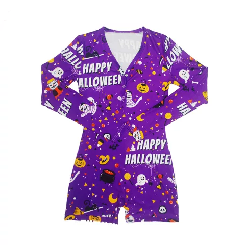 Pyjama halloween violet